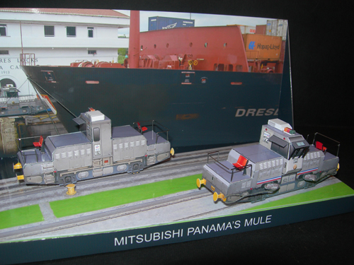 Mitshubishi Panama's Mule Diorama 1 - Papercrafts.it